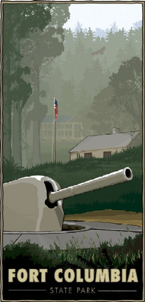 Poster: Fort Columbia State Park