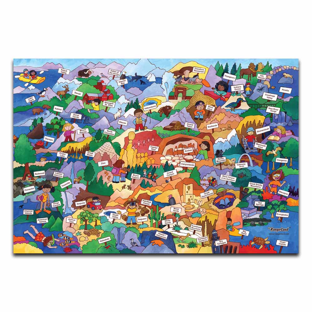 Jr. RangerLand National Park Puzzle - 250 piece