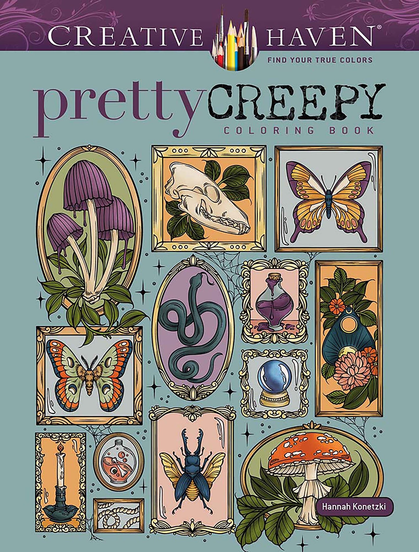Coloring Book: Pretty Creepy