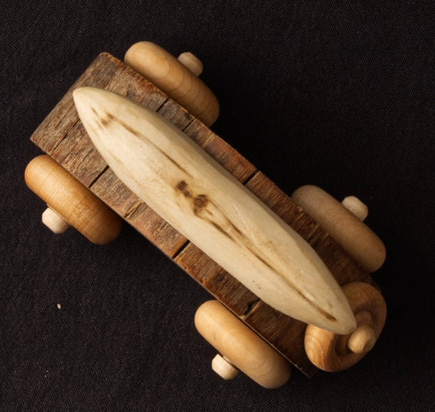 Rustic Canoe Car