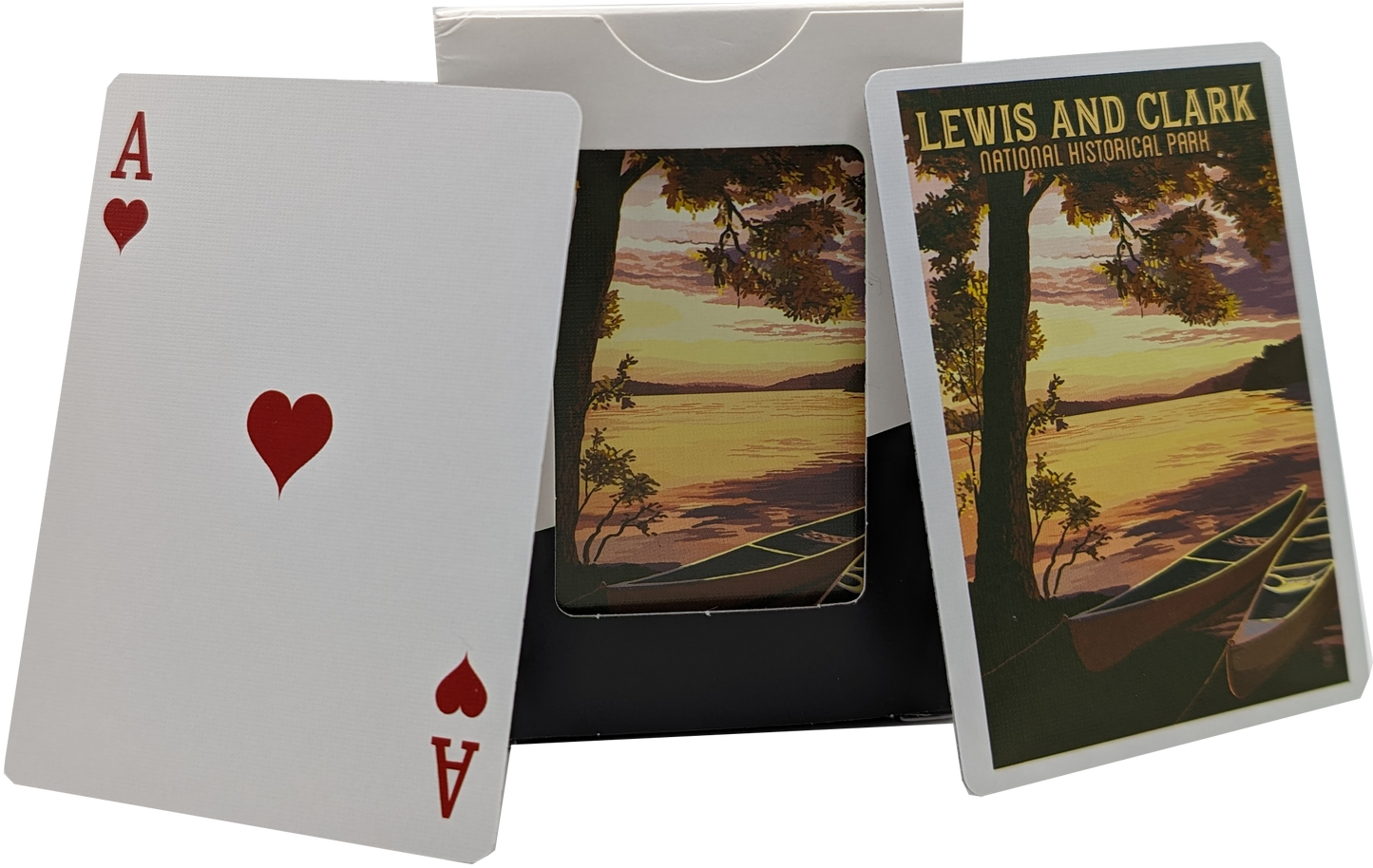 Playing Cards: Sunset Canoes