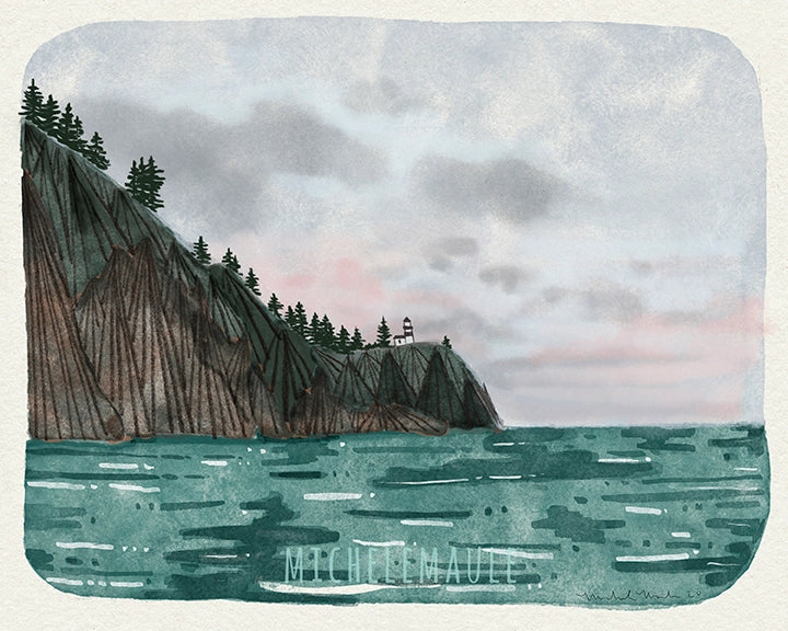 Print: Cape D North Head