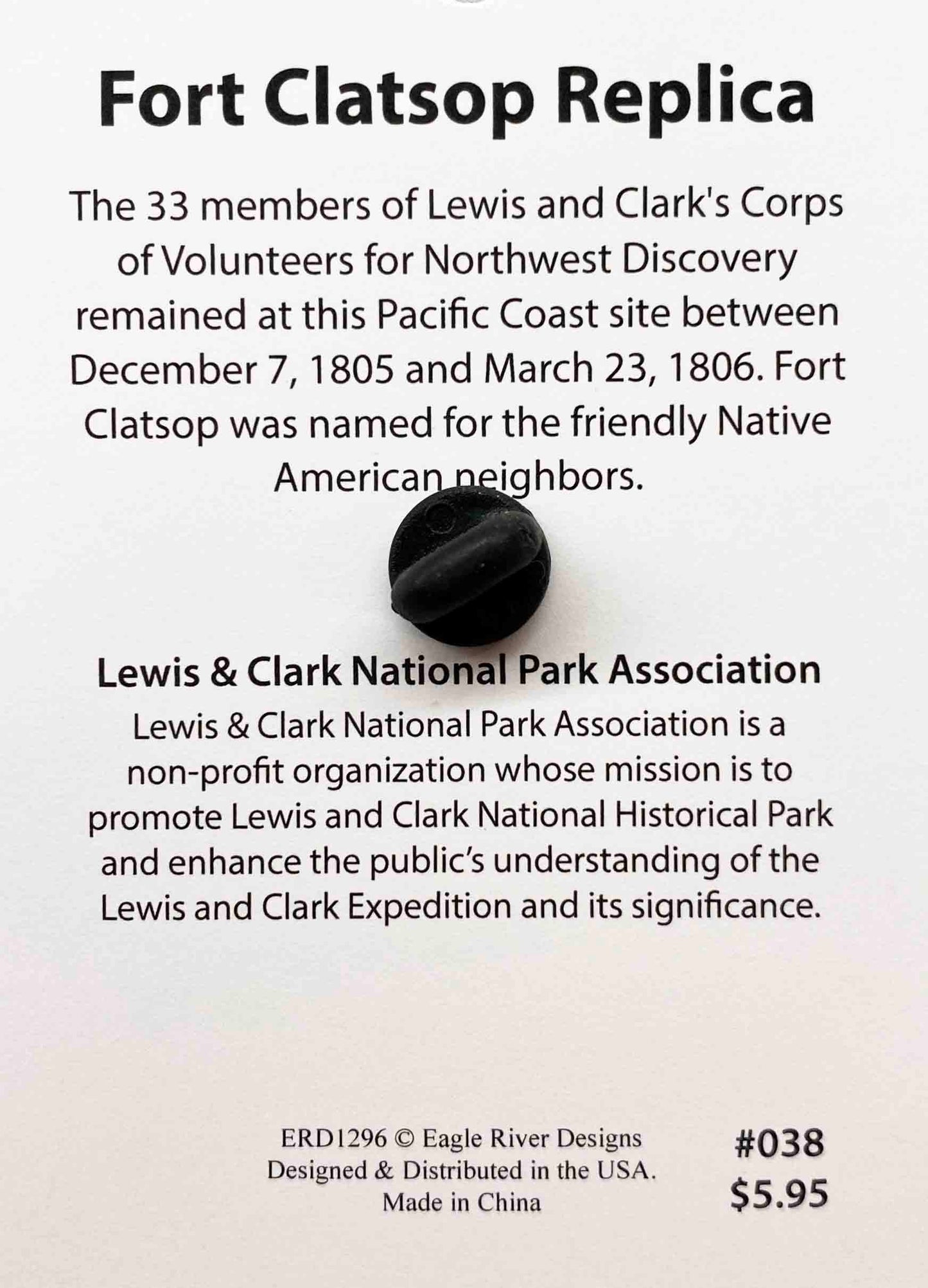 Pin: Fort Clatsop