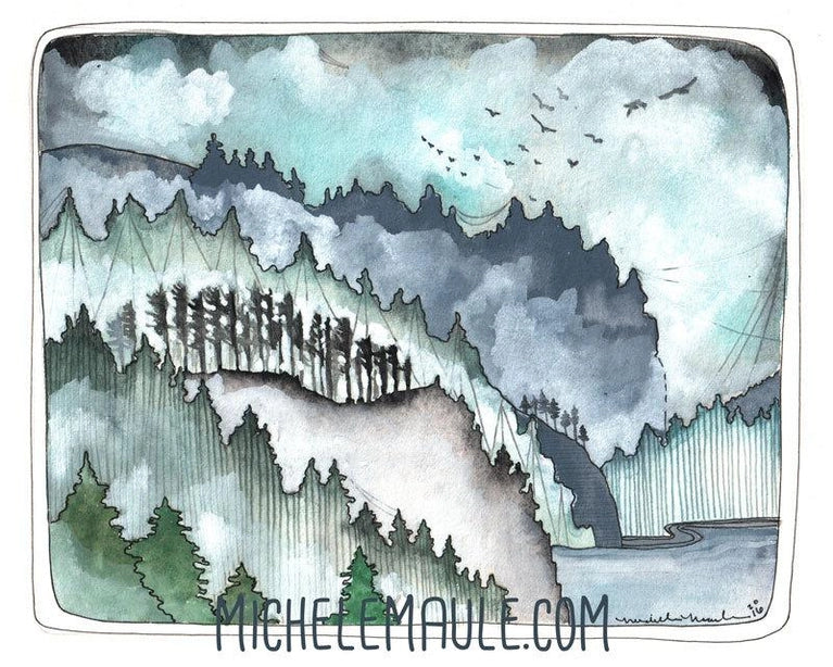 Print: Northwest Oregon Coast MM