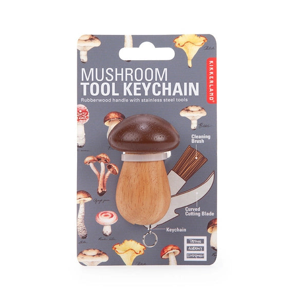 Mushroom tool keychain