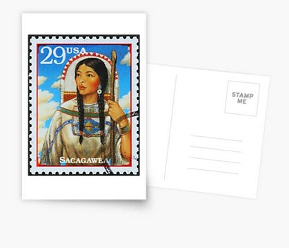Postcard: Sacagawea Stamp