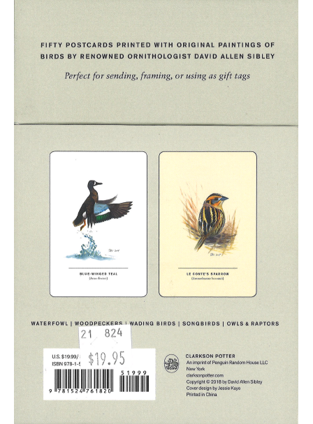 Postcards: Sibley Birds box
