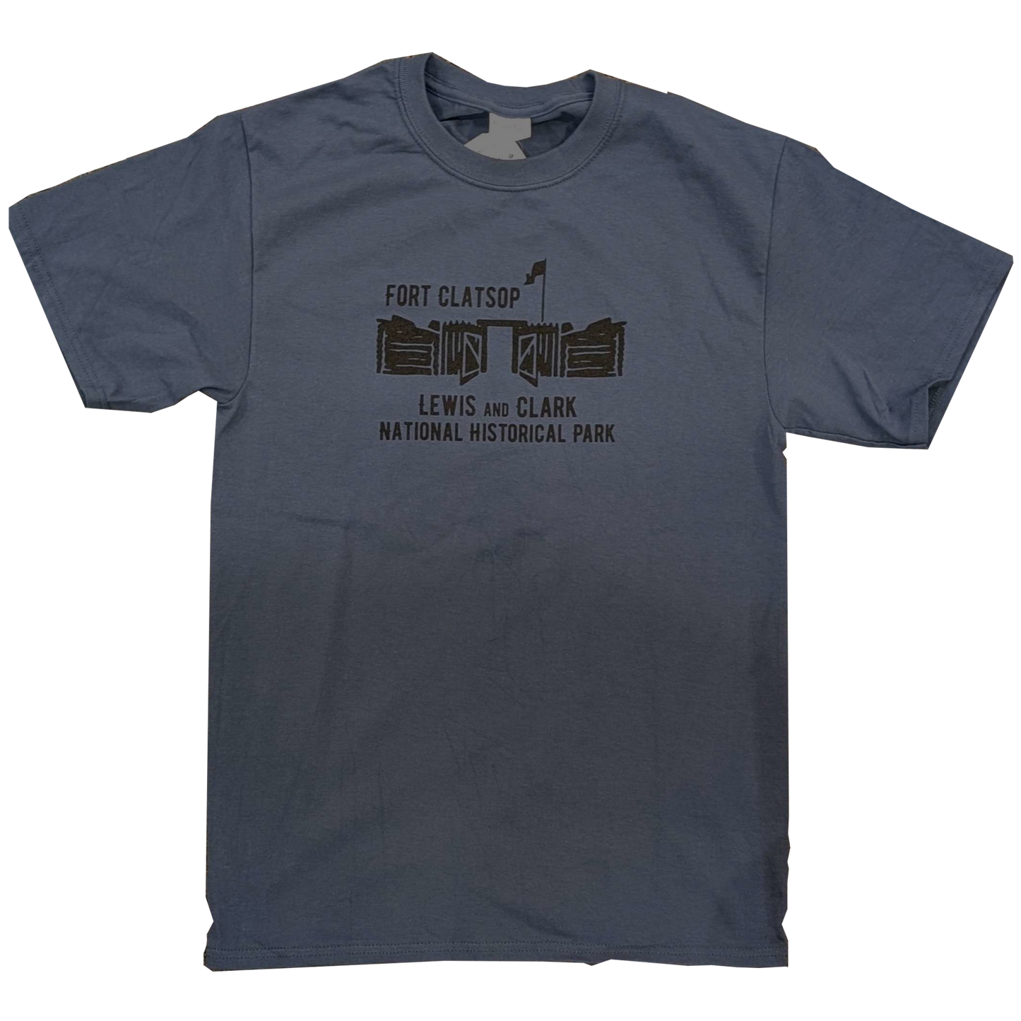 Tshirt: Fort Clatsop, Steel Blue