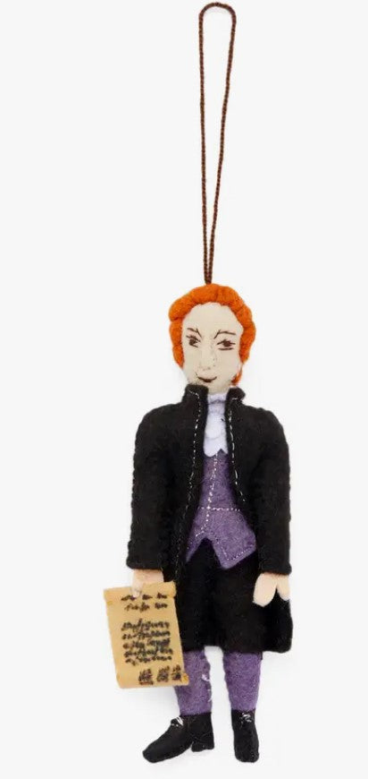 Thomas Jefferson Wool Ornament