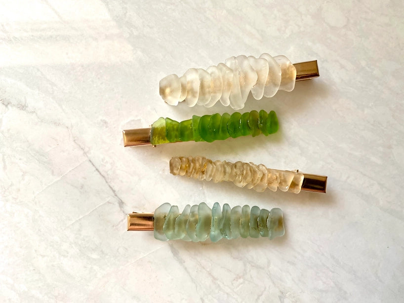 Hair Clip: Sea Glass