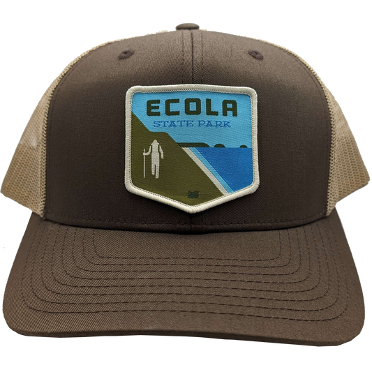 Hat: Brown w/Ecola