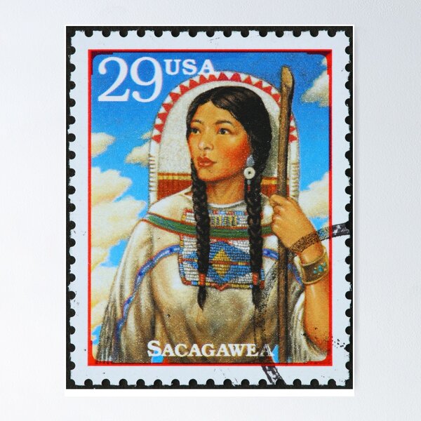 Sticker: Sacagawea Stamp