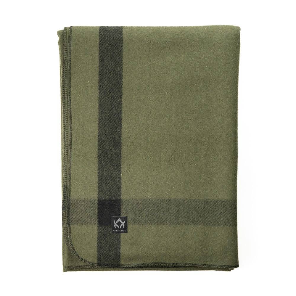Arcturus Rainier Wool Blanket: Four Cedars / Twin