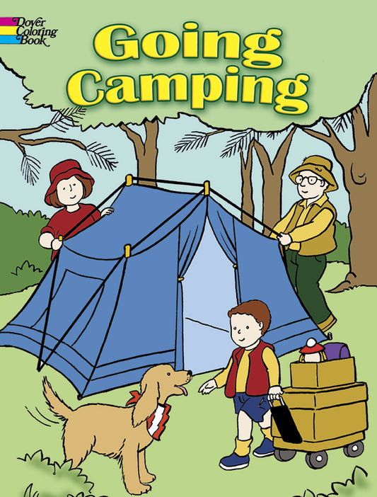 Coloring Book: Camping or Walk in The Woods