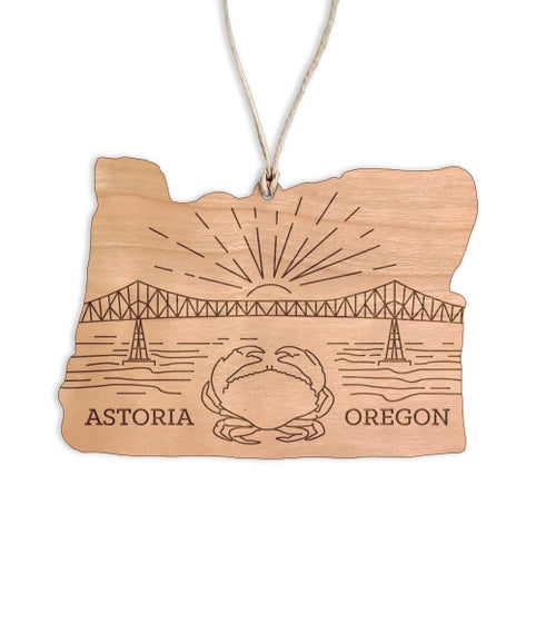 Astoria Wood Ornament