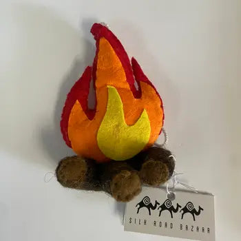 Campfire Wool Ornament