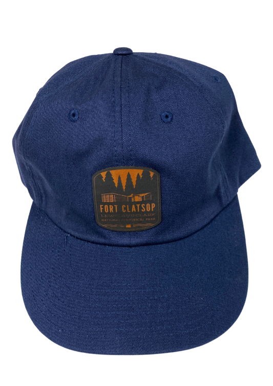 Hat: Fort Clatsop Navy w/ Leather patch