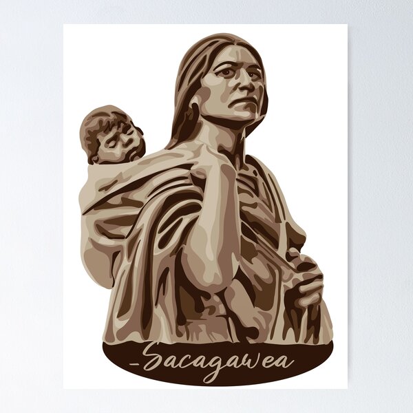 Sticker: Sacagawea Portrait