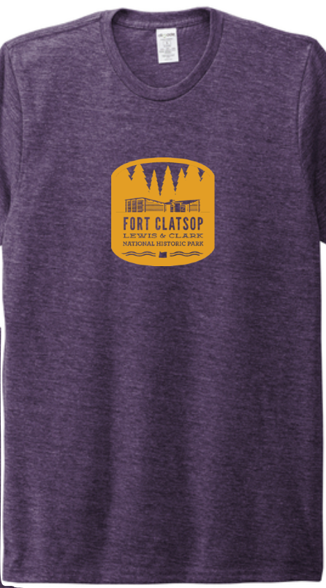Tshirt: Fort Clatsop Huckleberry w/yellow
