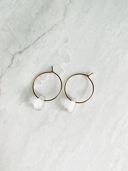 Earrings: Sea Glass