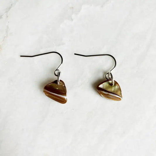 Earrings: Seashell Dangles