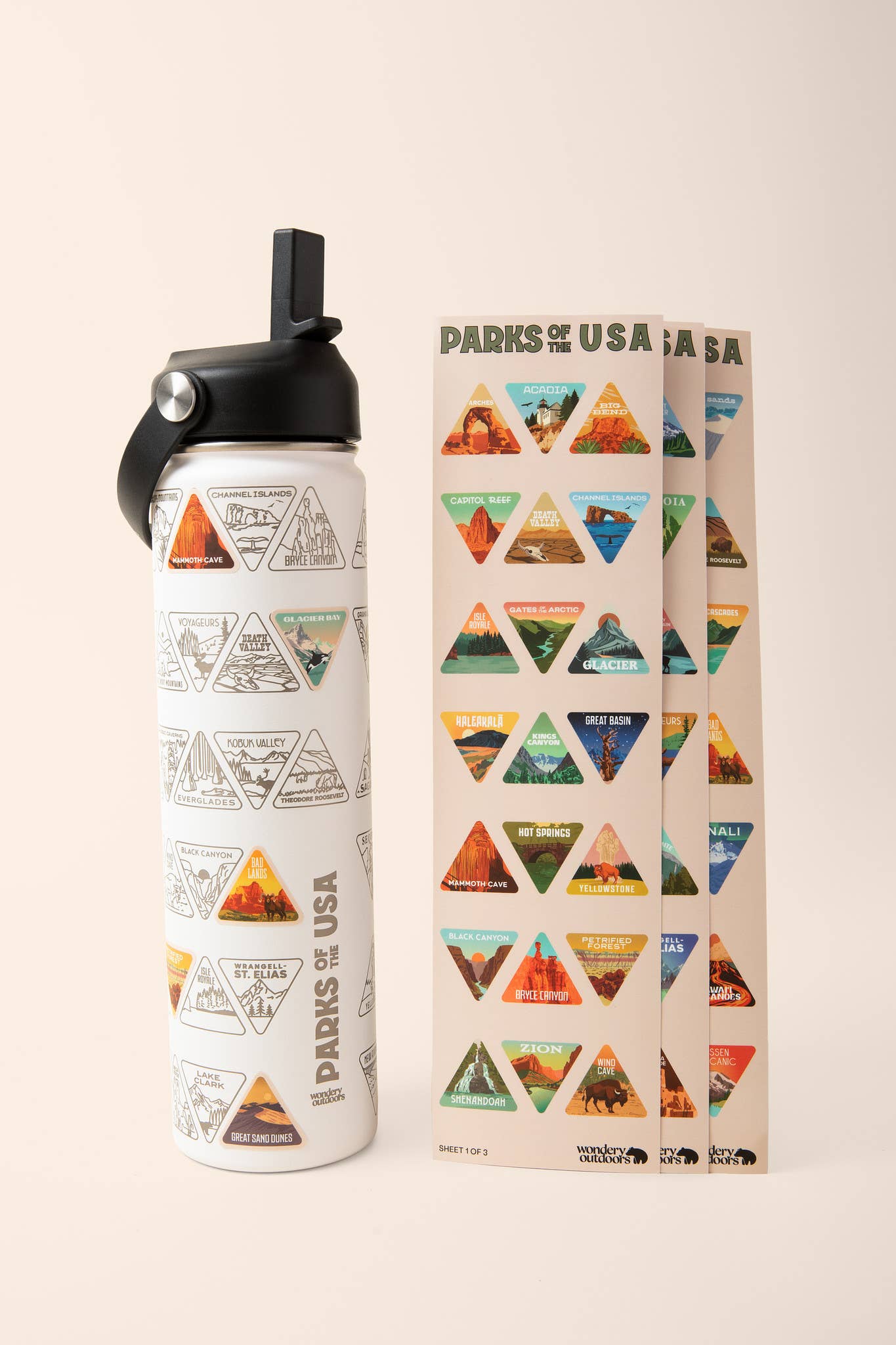 The Original Parks of the USA Bucket List Bottle 24oz: Ocean