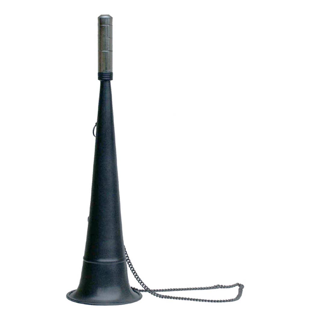 Fog Horn with Chrome Reed- Antique Vintage Style, 13-1/2"