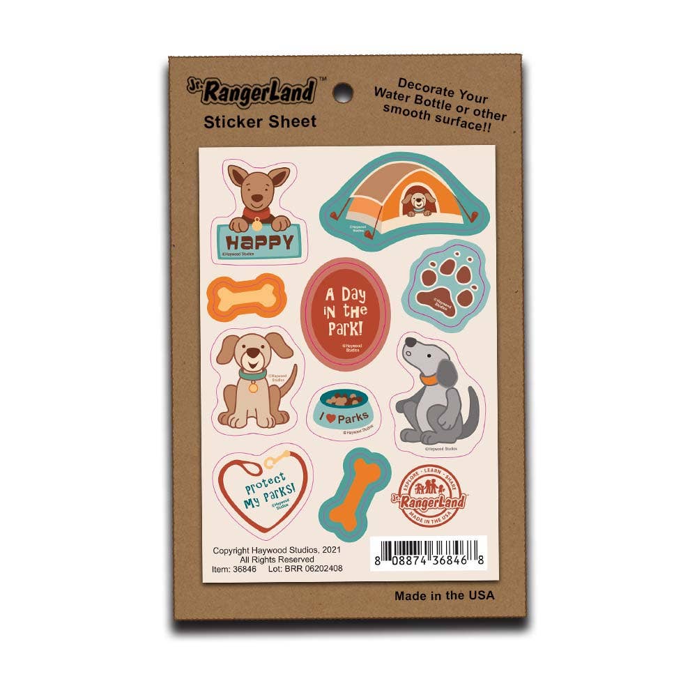 Jr. Ranger Dog Explorer Stickers