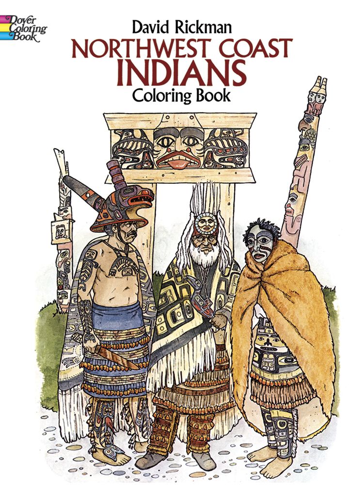 Northwest Coast Indians Coloring Book – Fort Clatsop Bookstore