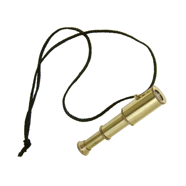 NECKLACE: Brass Spyglass